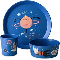 Koziol Kinder Geschirr-Set 3tlg.: Teller, Schale Becher im Space