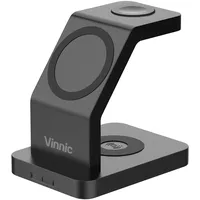 Vinnic Wireless Charger ONTAKE 3-in-1 Magnetic Charging Dock«, Schwarz