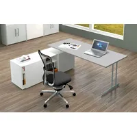 Kerkmann Komplettarbeitsplatz Start Up, lichtgrau