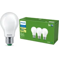 Philips LED-Birne 4W E27 60W warmweiß 3 St.