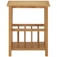 VidaXL Zeitungstisch 45x35x55 cm Eiche Massivholz
