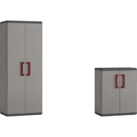 KETER Kunststoffschrank Quadra 166 x 68 x 39 und