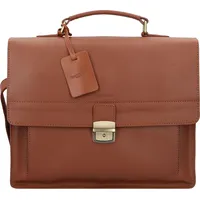 Burkely Vintage Scott Briefcase 2-Compartments Cognac