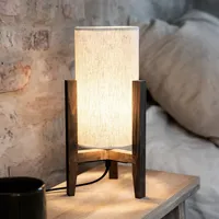 Markslöjd Eruca Tischleuchte Weiß/Braun 34 cm,