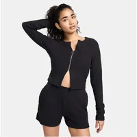 Nike Sportswear Chill gerippte Strickjacke mit Reißverschluss Damen 010