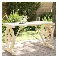 VidaXL Gartentisch 115x55x65 cm Massivholz Tanne