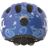 ABUS Fahrradhelm Kinder Kids Pro Größe S blue sharky