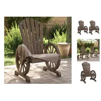 VidaXL Adirondack-Gartenstühle 2 St. Massivholz Tanne 62 x 99