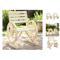 VidaXL Gartenstuhl 58 x 58 x 78,5 cm braun