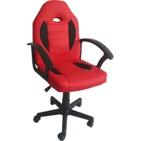Hti-Living Schreibtischstuhl Junior höhenverstellbar ergonomischer Drehstuhl Rot