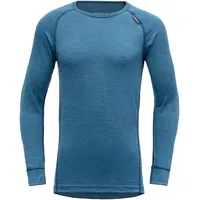 Devold Of Norway Breeze Merino Jr Langarm-t-shirt - Blue