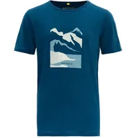 Devold of Norway Molnes Merino Kurzarm-t-shirt - Skydiver Dark