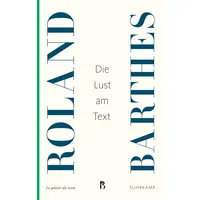 Suhrkamp Die Lust am Text