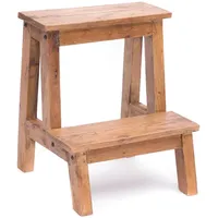 DESIGN DELIGHTS Pflanzentreppe, Natur, Holz, 40x50x46 cm, Wohnzimmer, Wohnzimmertische,