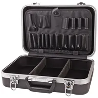 DEMA Hartschalen Werkstatt Koffer Werkzeugkoffer WK101 schwarz abschließbar