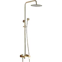 Klarwerk JANA | Premium Regendusche Set Gold glänzend Edelstahl