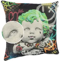 Kisska Kissenbezug Dekokissen Gobelin Kissen Sofakissen Kissenbezüge Kissenhülle Zierkissen