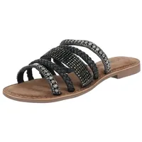 LAZAMANI Pantoletten Leder/Textil / 39