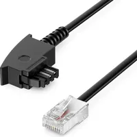 DeleyCON 6m Routerkabel TAE-F auf RJ45 (8P2C) Anschlusskabel Kompatibel