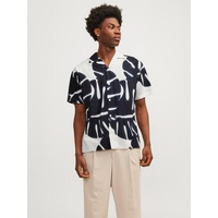 JACK & JONES Palma Resort Kurzarmhemd Snow White /
