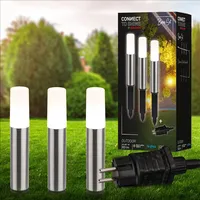 Briloner Connect to Shine 3er Set LED Pollerleuchte mit