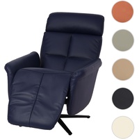 Mendler Relaxsessel HWC-L10, Design Fernsehsessel TV-Sessel Liegesessel, Liegefunktion drehbar,