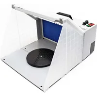 Wiltec Farbnebel Sprühnebel Filter, mit LED Beleuchtung, Drehregler, regulierbar
