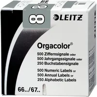Leitz Leitz, Ordner Zubehör, Ziffernsignal Orgacolor "8", auf Rolle,