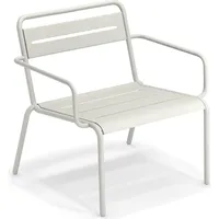 Emu Star Loungesessel Aluminium - Weiß
