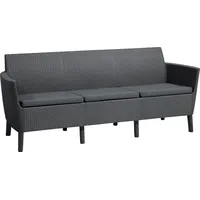 ALLIBERT KETER 17209039 ALLIBERT GARTENSOFA POLYRATTAN-SOFA SALEMO - 3ER