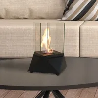 TECNO AIR SYSTEM -KAMIN Tisch - Oslo Schwarz
