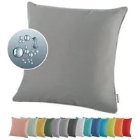 Heimtexland ® Outdoor Lounge Dekokissen Lotus Effekt wetterfest schmutz-