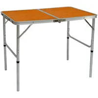 AMANKA Klappbarer höhenverstellbarer Campingtisch 90x60x70 cm Leichtgewicht Klapptisch