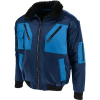 PKA Pilotenjacke 4in1 Gr. l, marine/kornblau