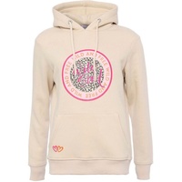 Zwilling Hoodie, mit "Wild and Free"-Aufdruck im Leo-Design und