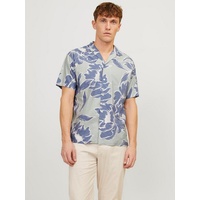 JACK & JONES Palma Resort Kurzarmhemd Green Tint /