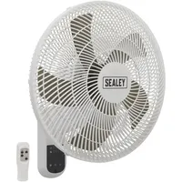 Sealey Wand Ventilator 3-Speed 40.6cm Mit Fernbedienung 230V -