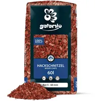 Galamio Holzhackschnitzel Rot 60l x 13 Sack 780l -