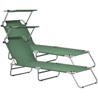 Casa.pro Argozelo Sonnenliege 186 x 55 x 24 cm