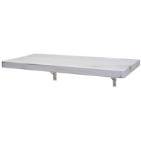MCW Wandtisch MCW-H48, Wandklapptisch Wandregal Tisch, klappbar Massiv-Holz ~
