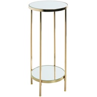 Haku-Möbel HAKU Möbel Beistelltisch Glas gold 28,0 x 28,0