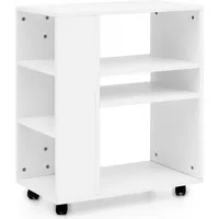FineBuy Regal, Aktenschrank Holz furniert Weiss (35 x 60