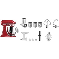 KitchenAid Küchenmaschine 5KSM125EER, Gratis Fleischwolf+Gemüseschneider m. 3 Trommeln (Wert