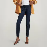 G-Star Arc 3d Mid Waist Skinny Jeans Dark Aged