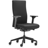 Trendoffice Bürodrehstuhl m.Synchrontechnik schwarz 410-520mm m.Armlehnen Trgf.110kg