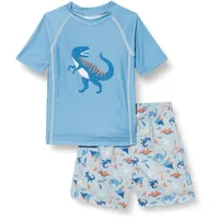 Playshoes UV-Schutz Bade-Set Dino blau, 74/80