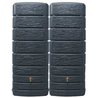 4rain Slim Wandtank Set 2 x 500 l inkl.