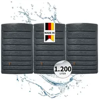 4rain ExtraSLIM Wandtank 1200 l graphite grey