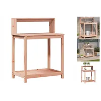 VidaXL Pflanztisch mit Ablagen 82,5x50x109,5 cm Massivholz Douglasie