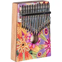 Sela Art Series Kalimba 17 Flower Power